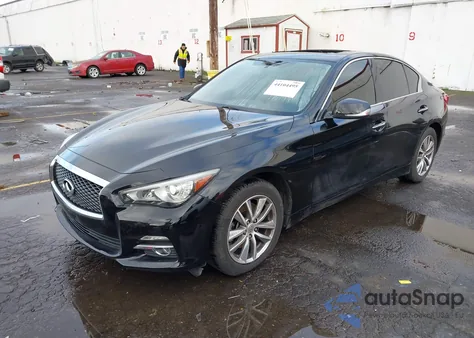 2017 Infiniti Q50 2.0T Base from USA, damaged, VIN JN1CV7AR8HM682184